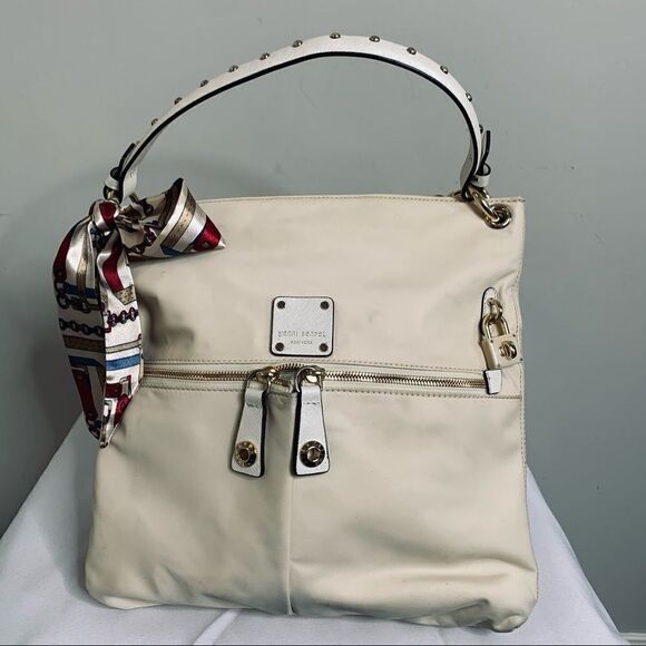 Henri Bendel Messenger Jetsetter - Cream - Picture 1 of 7